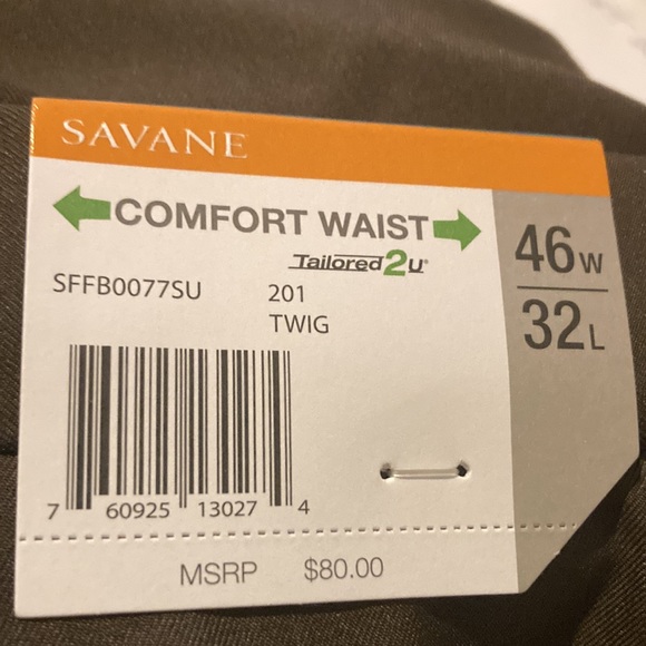 Men cuffed pants.Wrinkle resistant.fully tailored construction.machine washable. - Picture 6 of 6